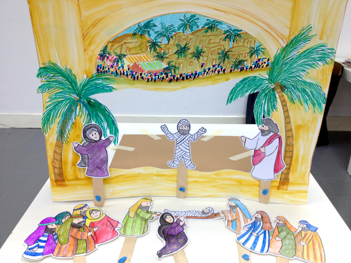 Jesus Raises a Widows Son in Nain - Bible Crafts For Kids